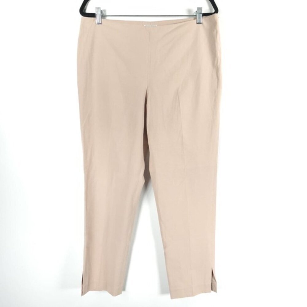 BRUNELLO CUCINELLI MADE IN ITALY 🇮🇹 Cotton Blend Dress Pants Slit Hem Size 14